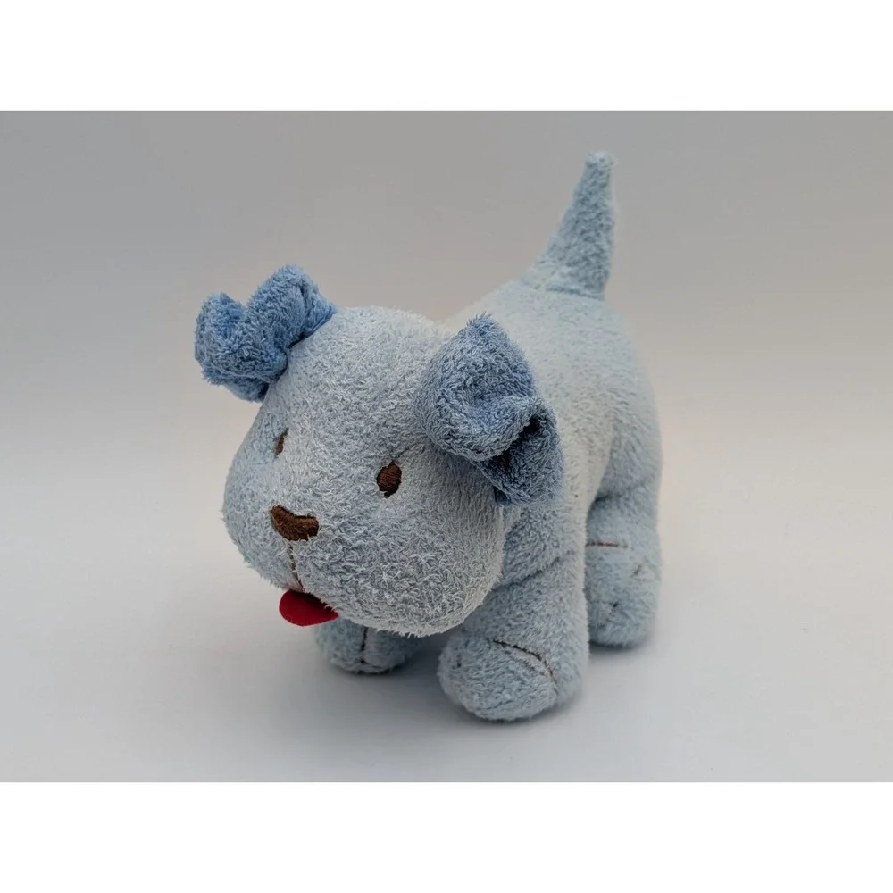 Old Navy Blue Dog‎ Puppy Plush Rattle 5 Inch Stuffed Animal Toy